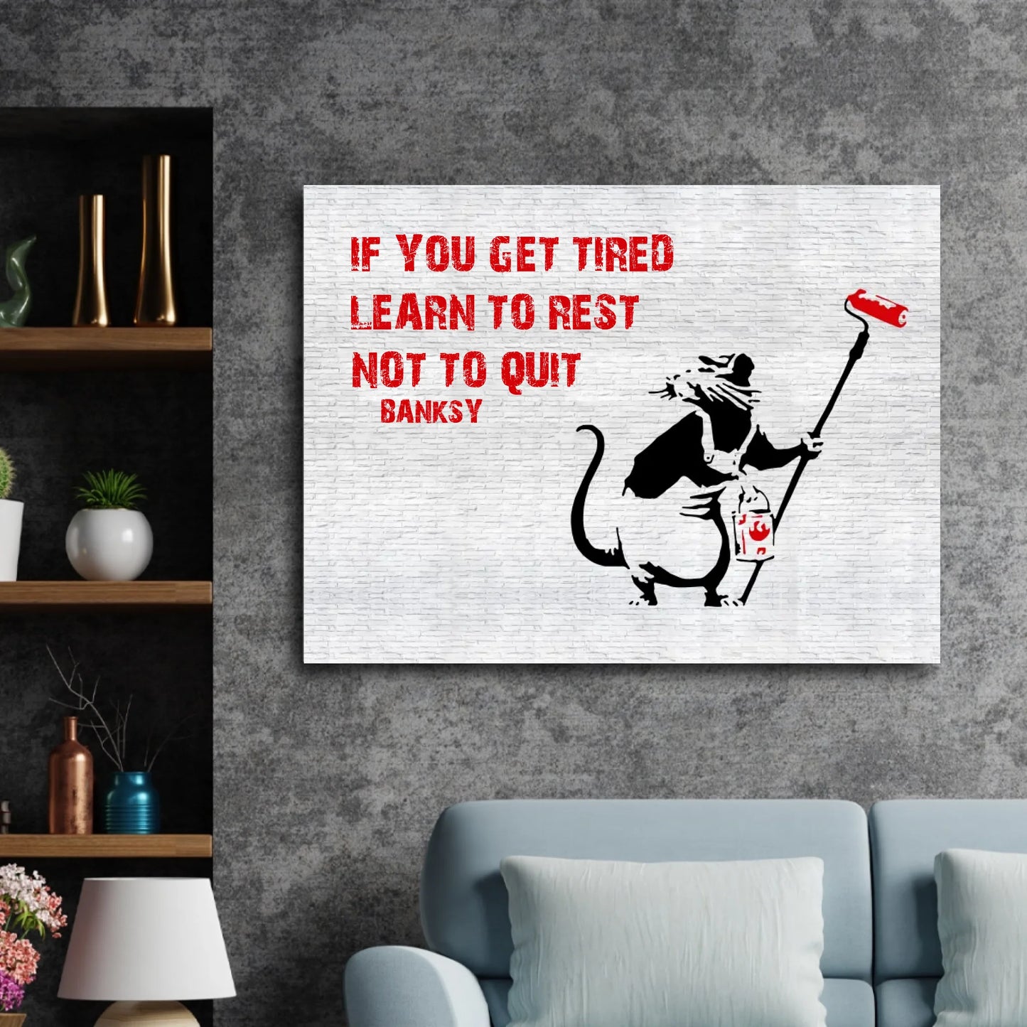 Banksy Rat Painter