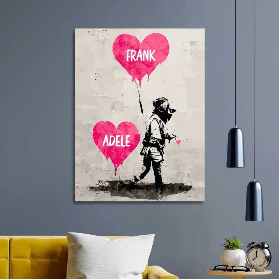 Banksy Hearts