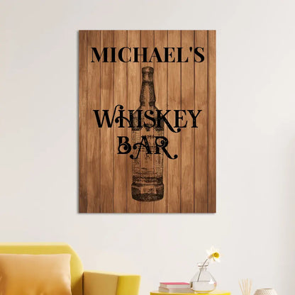 Whiskey Bar Holzoptik